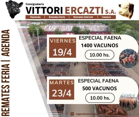 Vittori Ercazti - Bahia Blanca - Viernes 19 de Abril