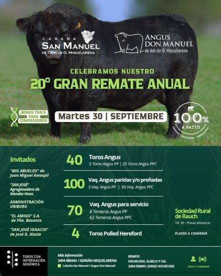 Don Manuel - Rauch - Martes 30 de Septiembre