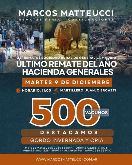 Marcos MAteucci - La Madrid - Martes 09 de Diciembre