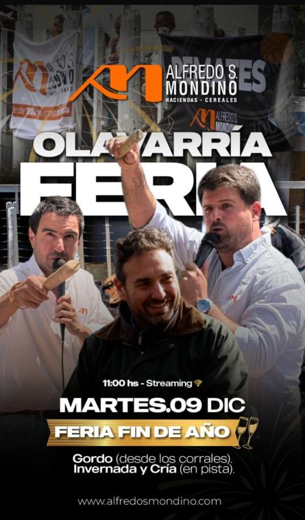 Alfredo S Mondino - Olavarria - Martes 09 de Diciembre