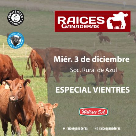 Raices Ganaderas - Azul - Miercoles 03 de Diciembre
