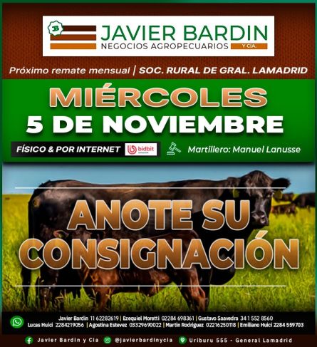Javier Bardin - Gral Lamadrid - Miercoles 05 de Noviembre