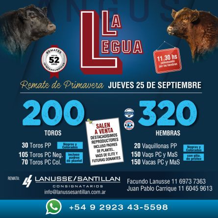 La Legua - Pringles - Jueves 25 de Septiembre