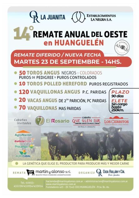 Martin y Alonso - Huanguelen - Viernes 18 de Septiembre