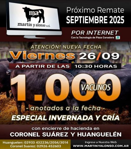 Martin y Alonso - Huanguelen - Viernes 18 de Septiembre