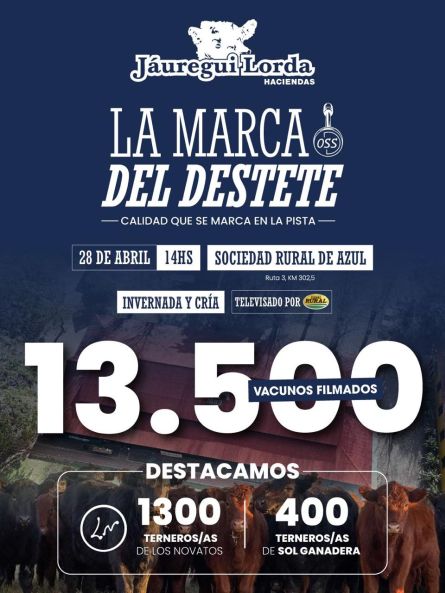 Jauregui Lorda - Azul - Martes 28 de Abril