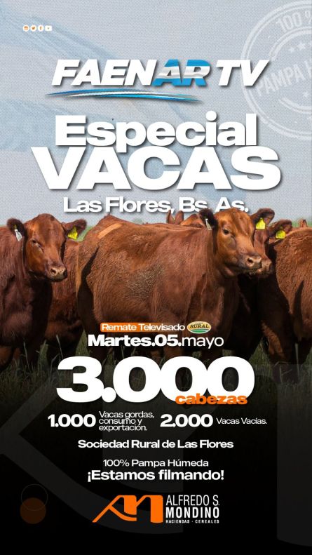 Alfredo S Mondino - Las Flores - Martes 05 de Mayo