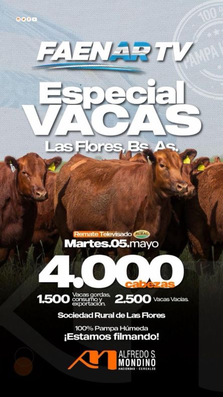 Alfredo S Mondino - Las Flores - Martes 05 de Mayo