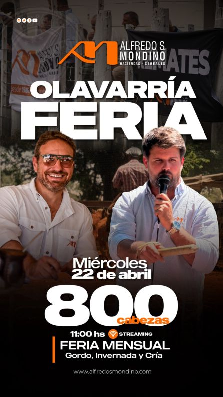 Alfredo S Mondino - Olavarria - Miercoles 22 de Abril