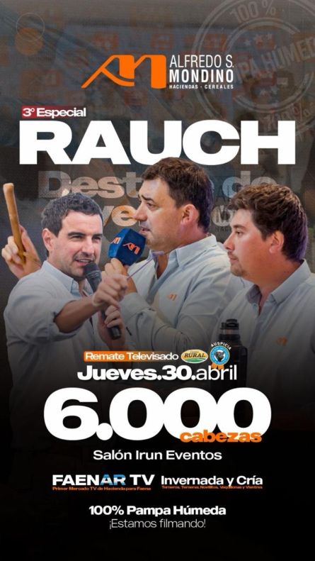 Alfredo S Mondino - Rauch - Jueves 30 de Abril
