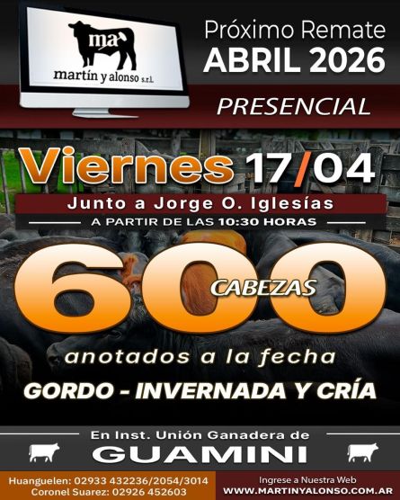 Martin y ALonso - Guamini - Viernee 17 de Abril