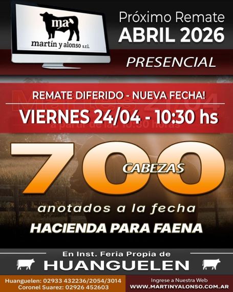 Martin y Alono - Huanguelen - Miercoles 22 de Abril