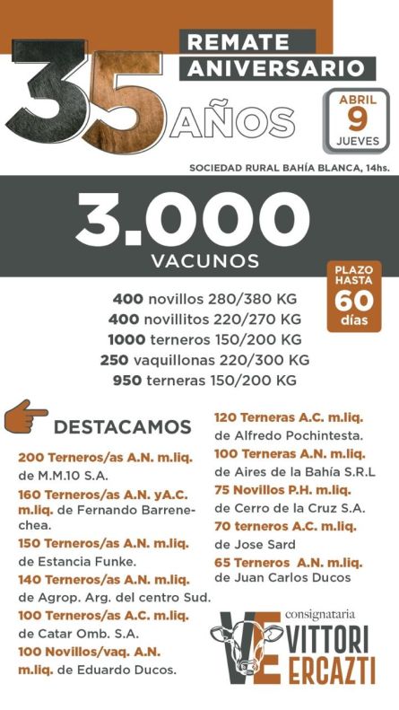 Vittori Ercazti -  - Jueves 09 de Abril