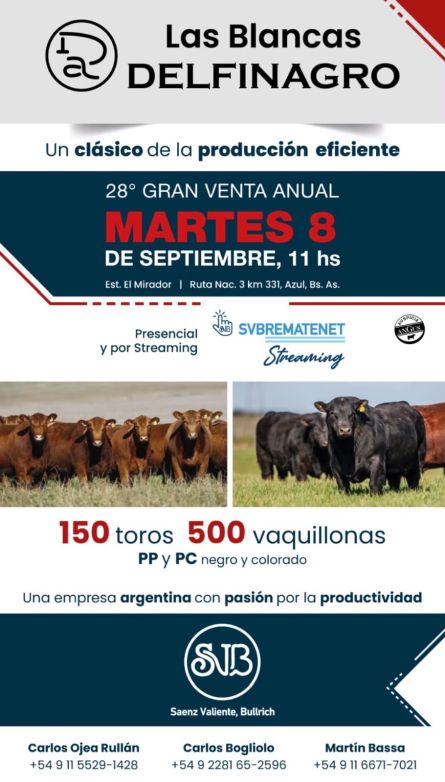Delfinagro - Azul - Martes 08 de Septiembre