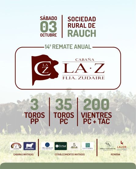 Cabaña LAZ - Rauch - Sabado 03 de Octubre