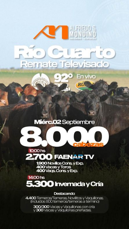 Alfredo S Mondino - Rio Cuarto - Miercoles 02 de Septiembre