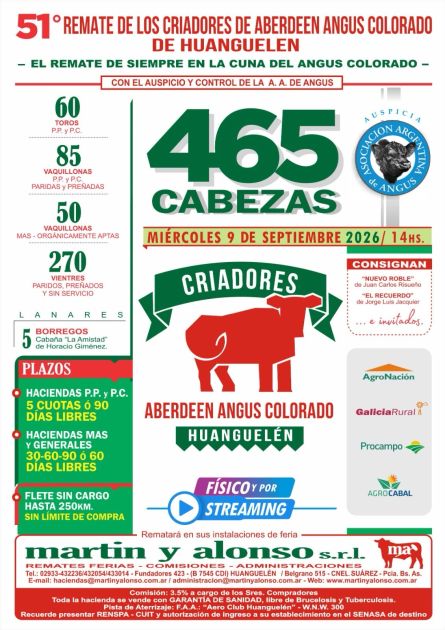 Martin y ALonso - Huanguelen - MIercoles 09 de Septiembre