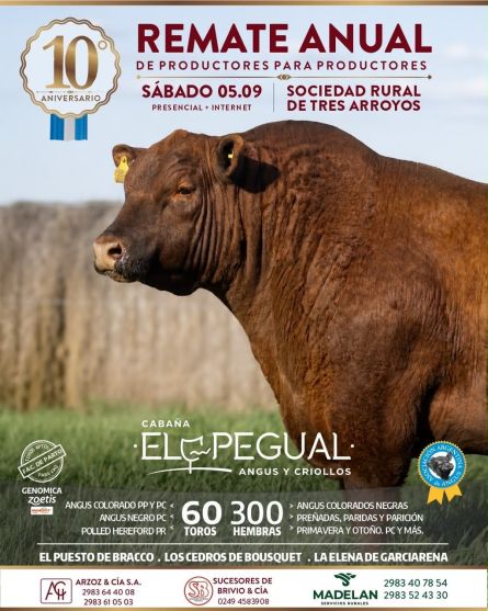 El Pegual - Tres Arroyos - Sabado 05 de Septiembre