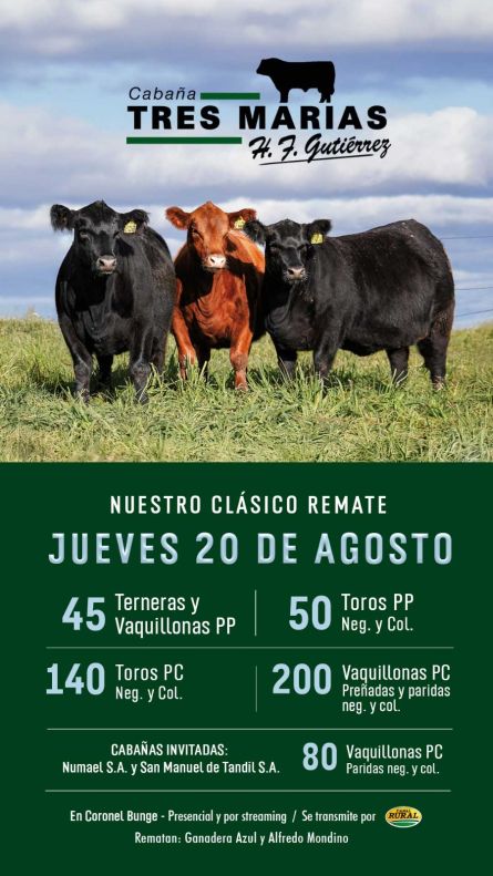 Tres Marias - Bunge - Jueves 20 de Agosto
