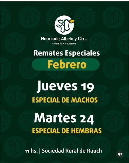 Hourcade Albelo y Cia - Rauch - Jueves 19 de Febrero