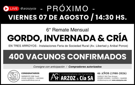 ARzoz y Cia - Tres Arroyos - Viernes 07 de Julio