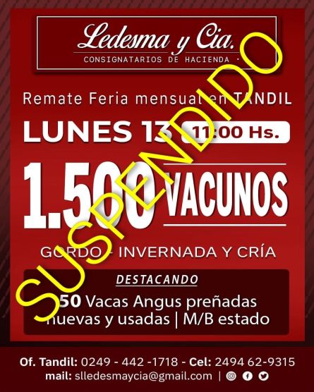Ledesma y Cia - Tandil - Lunes 13 de Julio