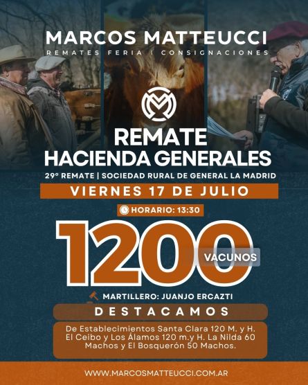 Marcos MAteucci - Lamadrid - Viernes 17 de Julio