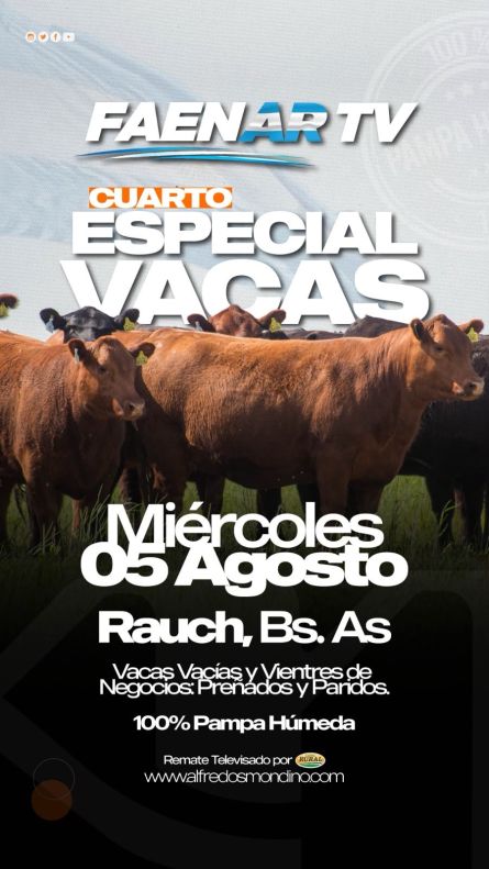 Alfredo S Mondino - Rauch - Miercoles 05 de Agosto