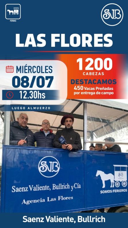 Saenz Valiente Bullrich - Las FLores - Miercoles 08 de Julio