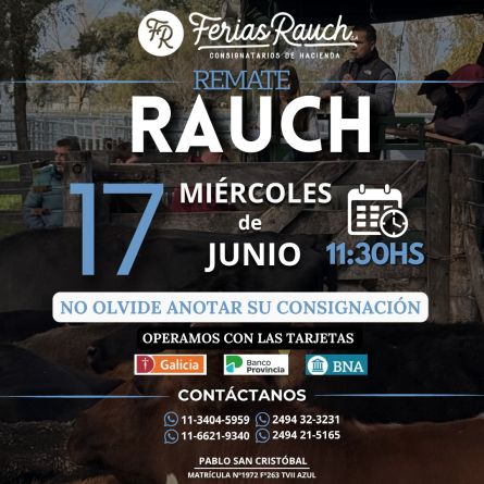 Ferias Rauch - Rauch - Jueves 11 de Junio