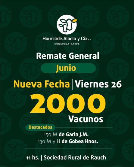 Hourcade Albelo y Cia - Rauch - Miercoles 24 de JUnio