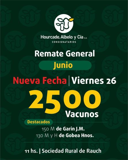 Hourcade Albelo y Cia - Rauch - Miercoles 24 de JUnio