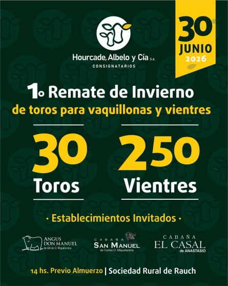 Hourcade Albelo y Cia - Rauch - Martes 30 de JUnio