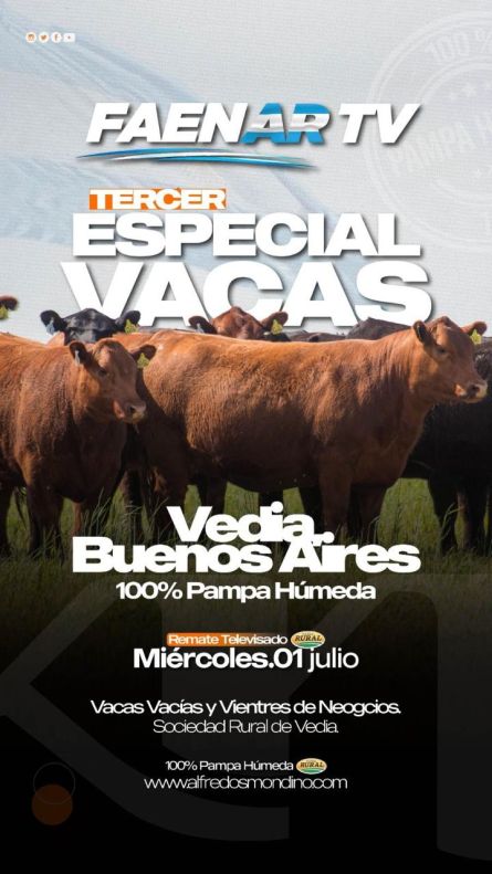 Alfredo S MOndino - Vedia - Miercoles 01 de Julio