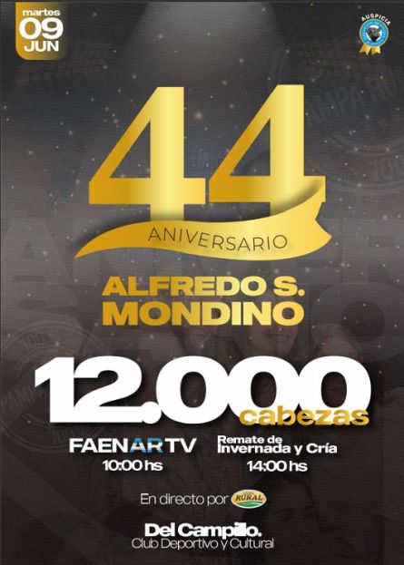 Alfredo S Mondino - Del Campillo - Martes 09 de Junio