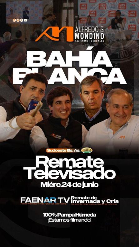 Alfredo S Mondino - Bahia Blanca - Miercoles 24 de JUnio