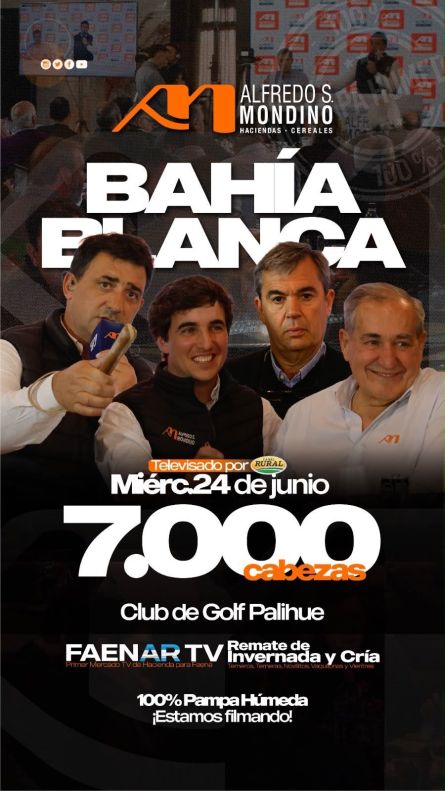 Alfredo S Mondino - Bahia Blanca - Miercoles 24 de JUnio