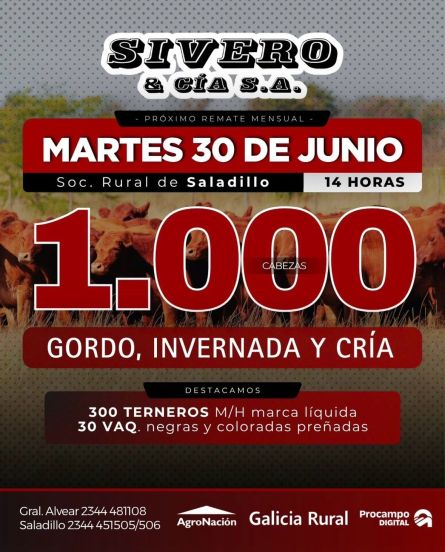 Sivero y Cia - Rauch - Martes 30 de JUnio