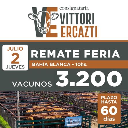Vittori Ercazti - Bahia Blanca - Jueves 02 de Julio