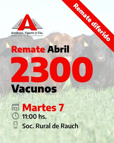 Arribere Ugarte - Rauch - Miercoles 01 de Abril