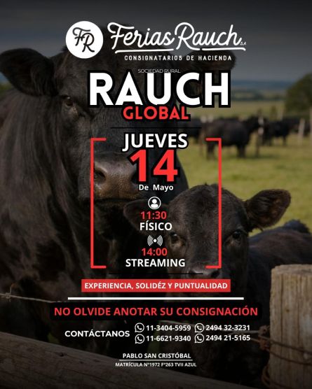 Ferias Rauch - Rauch - Jueves 14 de Mayo