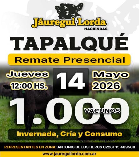 Jauregui Lorda - Azul - Jueves 14 de Mayo