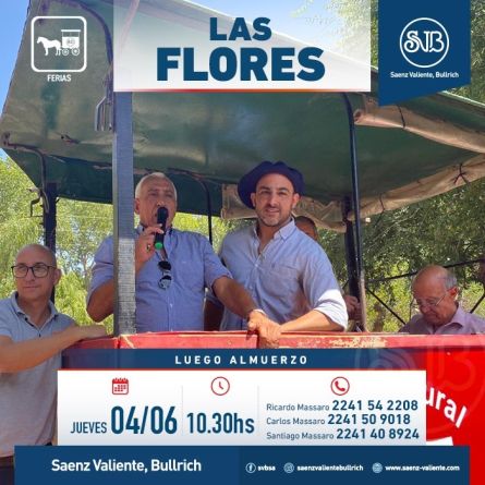 Saenz Valiente Bullrich - Las FLores - Jueves 04 de JUnio