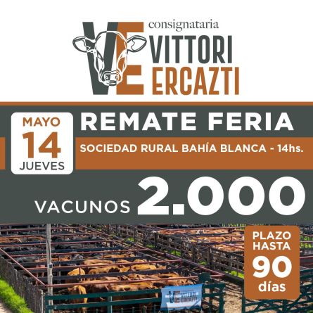 Vittori Ercazti - Bahia Blanca - Jueves 14 de Mayo