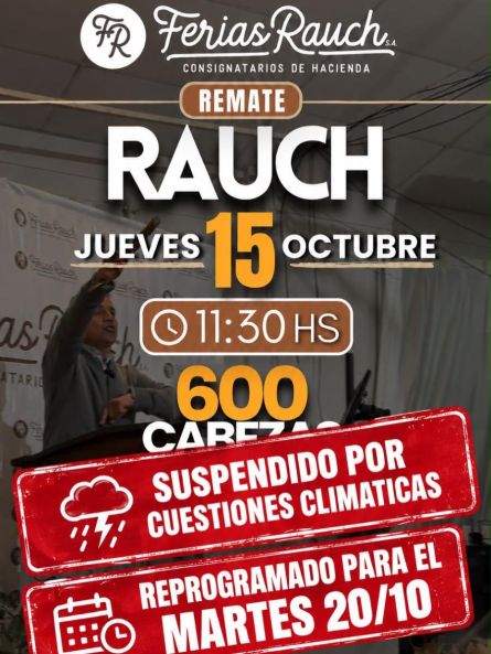 Ferias Rauch - Rauch - Jueves 15 de Octubre