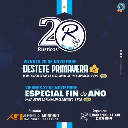 Alfredo S Mondino - TRes Arroyos - Viernes 20 de Noviembre