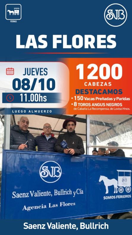SAenz Valiente Bullrich - Las FLores - Jueves 08 de Octubre