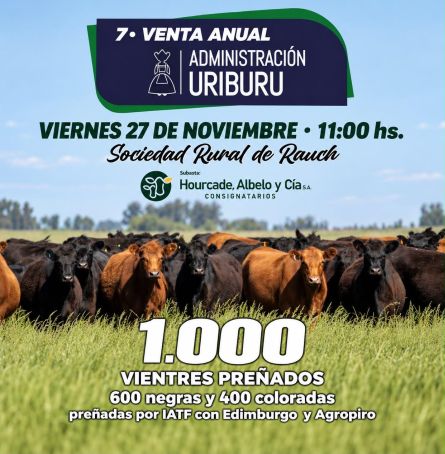 Administracion Uriburu - Rauch - Viernes 27 de Noviembre