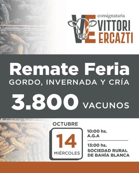 ittori Ercazti - Bahia Blanca - Miercoles 14 de Octubre