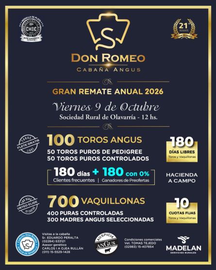 Don Romeo - Olavarria - Miercoles 09 de Octubre